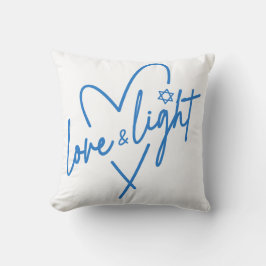 Love and Light Hanukkah Kussen