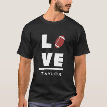Love And Live American Football Sports Fan