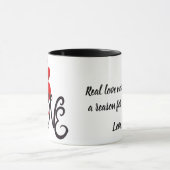 Love and Monument Personalized Mug Mok (Midden)