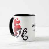 Love and Monument Personalized Mug Mok (Voorkant links)