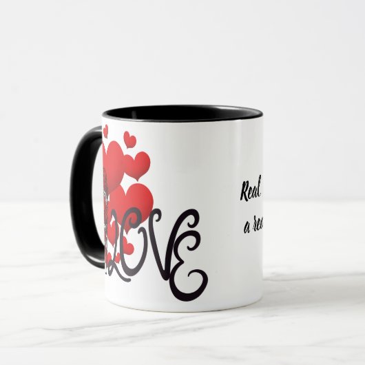 Love and Monument Personalized Mug Mok (Voorkant links)