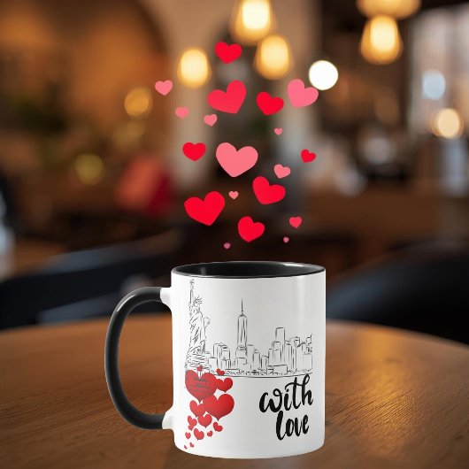 Love and Monument Personalized Mug Mok