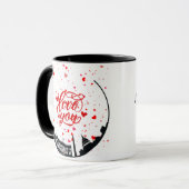 Love and Monument Personalized Mug Mok (Voorkant links)