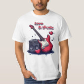 Love and Music T-shirt (Voorkant)