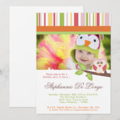 Love and Natuur Girl Woodland Birthday Invitation Kaart (Voorkant / Achterkant)