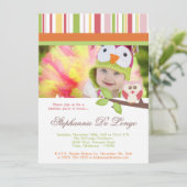 Love and Natuur Girl Woodland Birthday Invitation Kaart (Staand voorkant)