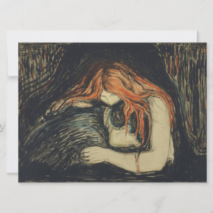 Love and Pain (The Vampire) (door Edvard Munch) Kaart