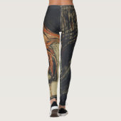 Love and Pain (The Vampire) (door Edvard Munch) Leggings (Achterkant)