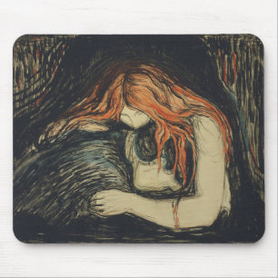 Love and Pain (The Vampire) (door Edvard Munch) Muismat