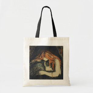 Love and Pain (The Vampire) (door Edvard Munch) Tote Bag