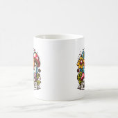 Love and Peace Heart – Inspirational Koffiemok (Center)