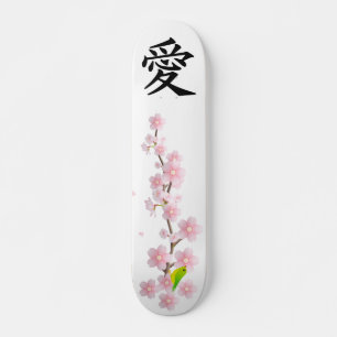 Love and Peace Japans Sakura Skateboard