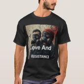 LOVE AND RESISTANCE Kafka Romantics Modern Graphic T-shirt (Voorkant)