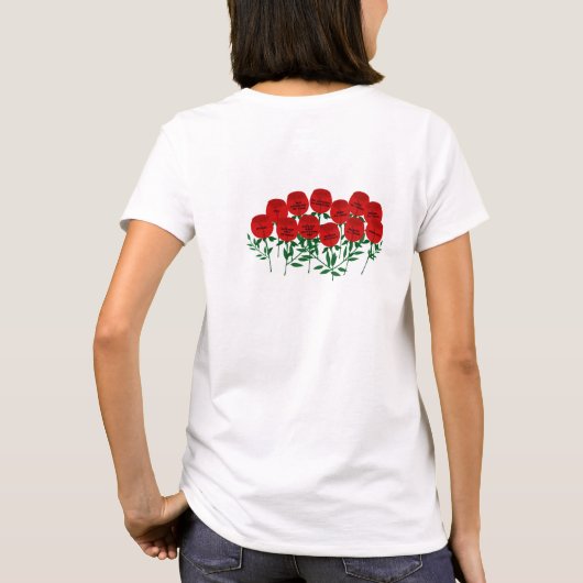 Love and Rozen TShirt (Achterkant)
