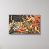 Love and the Maiden by John Stanhope Canvas Afdruk (Voorkant)