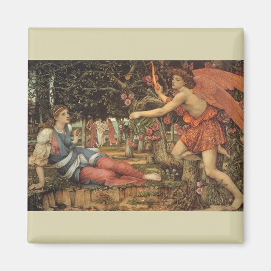 Love and the Maiden by John Stanhope Magneet (Voorkant)