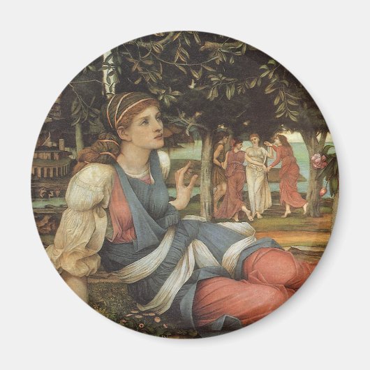 Love and the Maiden by John Stanhope Magneet (Voorkant)