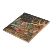 Love and the Maiden by John Stanhope Tegeltje (Zijkant)