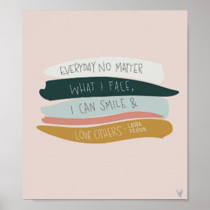 Love Anderen Quote van Laura Pexton Poster