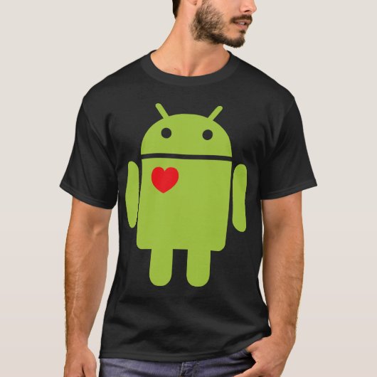 Love Android T-shirt (Voorkant)