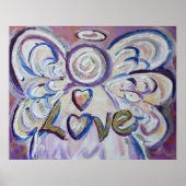 Love Angel Art Poster Print (Voorkant)
