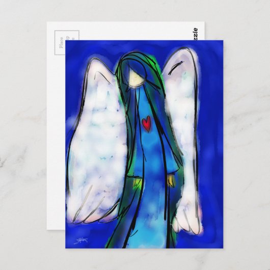 Love Angel Briefkaart (Voorkant / Achterkant)