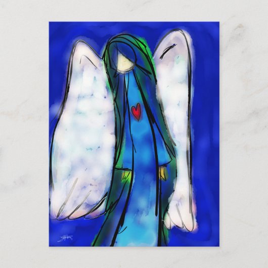 Love Angel Briefkaart (Voorkant)