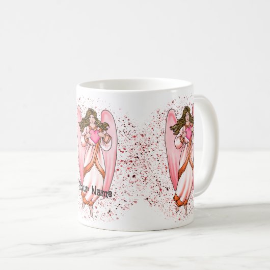 Love Angel bruiloft mok (Voorkant rechts)