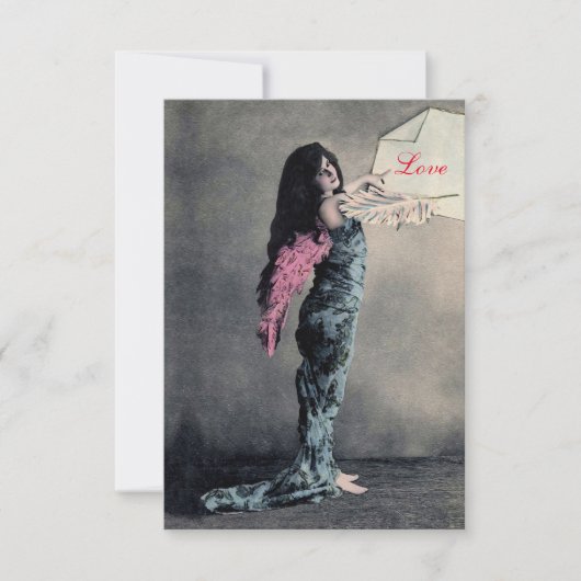 Love Angel - Invitaties / RSVP / Kaart (Voorkant)
