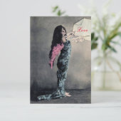 Love Angel - Invitaties / RSVP / Kaart (Staand voorkant)