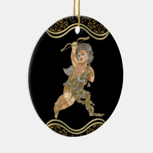 Love Angel Keramisch Ornament (Rechts)