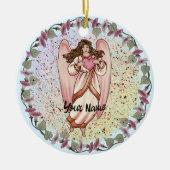 Love Angel Keramisch Ornament (Voorkant)