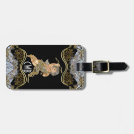 Love Angel Monogram Bagagelabel