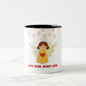 Love angel tweekleurige koffiemok (Center)