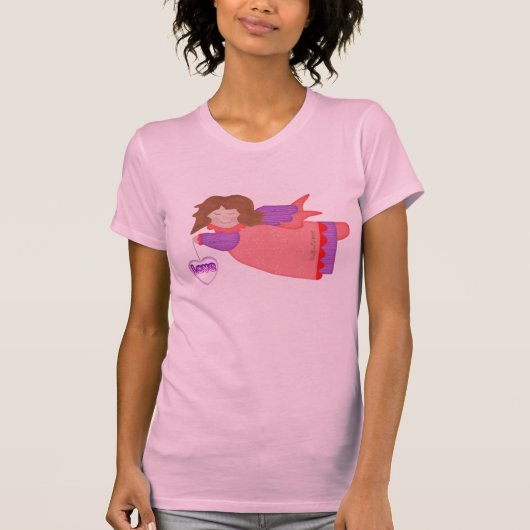 Love Angel Vector Art ©Dollface766 T-shirt (Voorkant)