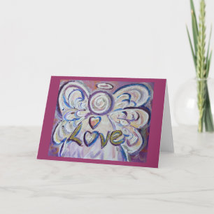 Love Angel Wenskaart Feestdagen Kaart