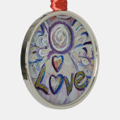 Love Angel Word Love Ornament (Rechts)