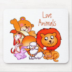 Love Animals Mousepad Muismat