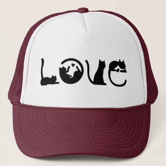 Love Animals Trucker Hat Pet (Voorkant)