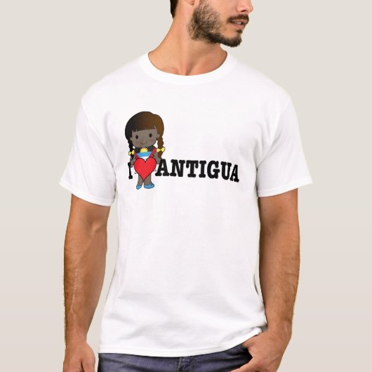 Love Antigua T-shirt (Voorkant)