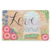 Love Anyway (Floral) Flexibele magneet (Horizontaal)