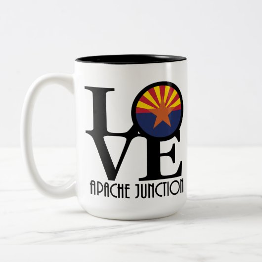 LOVE Apache Junction 15oz Tweekleurige Koffiemok (Links)