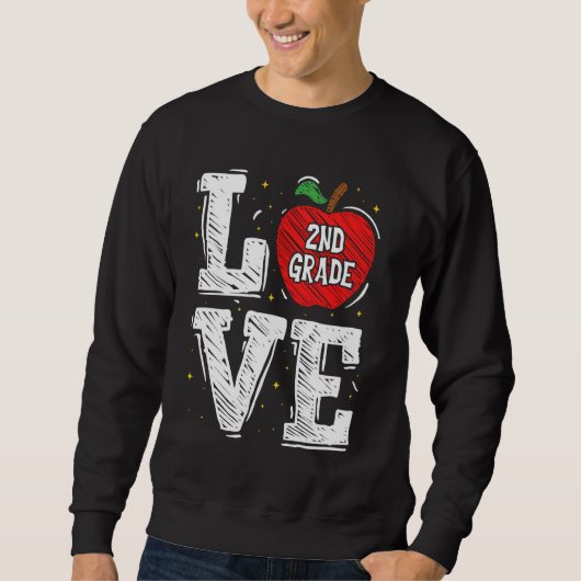 LOVE Apple 2e klas lerarenopleiding Trui (Voorkant)
