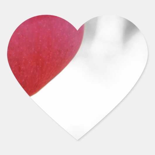 Love Apple Hart Sticker (Voorkant)