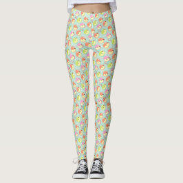 Love Apples Blauwgroen Leggings