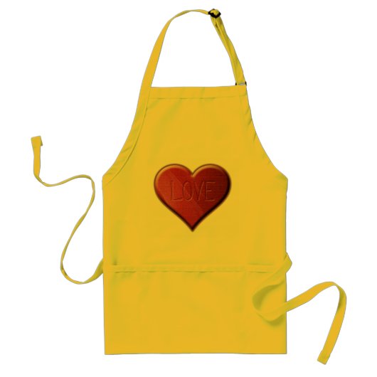 Love Apron Standaard Schort (Voorkant)