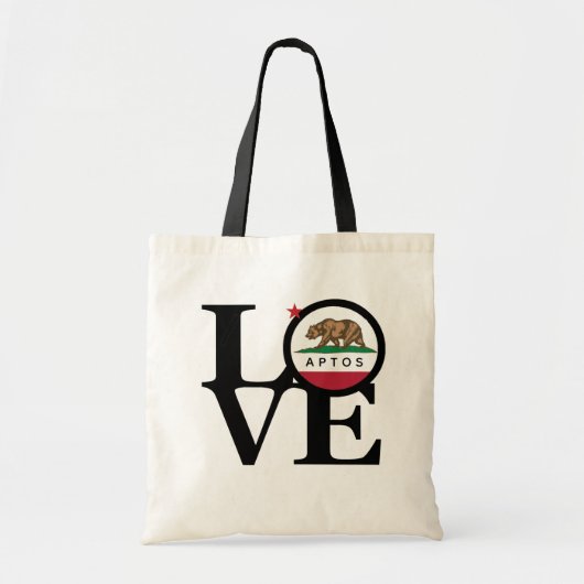 LOVE Aptos Boodschappentas Tote Bag (Voorkant)