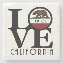 LOVE Aptos California Stenen Onderzetter