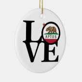 LOVE Aptos Keramisch Ornament (Rechts)