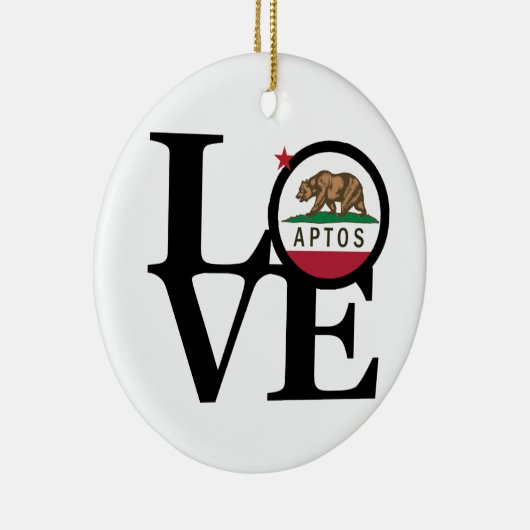 LOVE Aptos Keramisch Ornament (Rechts)